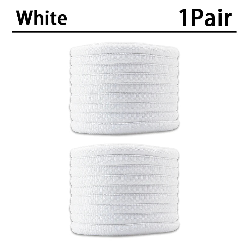 New Half Round High Quality Shoelaces 5mm Width Solid Color Shoelace Sneaker Classic Shoe Laces 1 Pair/3 Pair/5 Pair