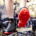 Short Rain Boots Men Fashionable New Rain Boots Work Fishing Waterproof Water Shoes Outdoor Non-slip Rubber Shoes Wear-resistant