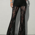 Sexy Black Lace Patchwork High Waist New Fashion - View 6 | SAMAG