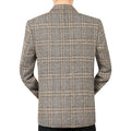 New Fashion Men Plaid Blazers Jackets Man Business Casual Suits Coats High Quality Male Slim Fit Blazers Jackets Coats 4XL