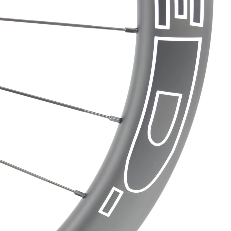 New 700C Road Bike Matt UD Full Carbon Bicycle Direct pull Thru Axle Disc brake wheelset carbon tubular clincher tubeless rims