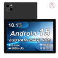 10.1" HD Tablet Android15 Octa Core 8GB+256GB 1280*800 IPS 6000mAh WiFi BT5.2 Dual Camera Gaming Learning Tablet