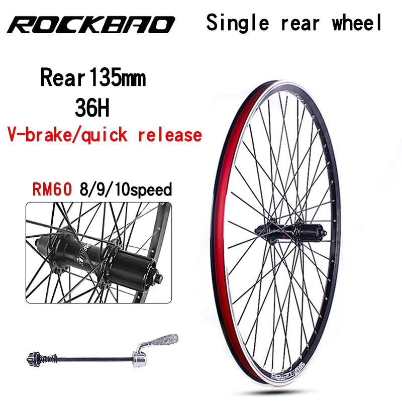 ROCKBAO 20 Inch Bike Wheelset 24 26 Aluminum Alloy - View 10 | SAMAG