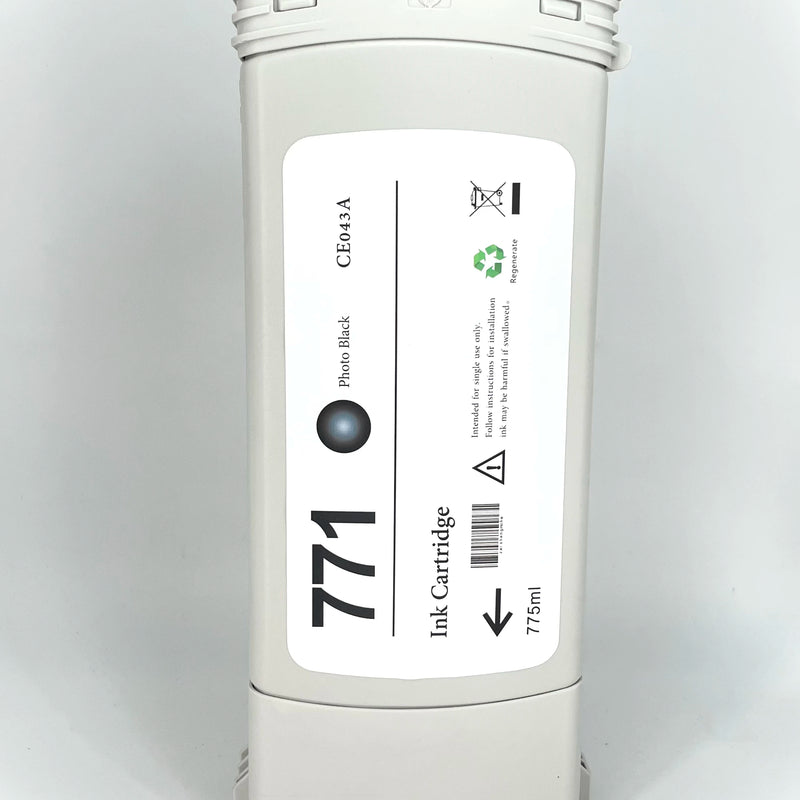 Compatible For HP 771 Ink Cartridge for HP771 Full With Pigment Ink z6200 z6600 z6800 Printer 775ml  PIG ink