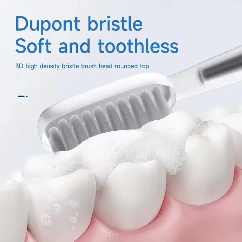 Sonic Electric Toothbrush Mental Thin Brush Body Timer Rechargeable Toothbrush for Women Pure Wisdom Beauty Soft DuPont Bristle