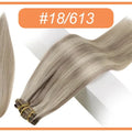 Full Shine Clip in Hair Extensions Human Hair Clip Balayage 7pcs 120g Double Weft Hair Extensions Human Hair For Woman