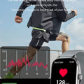 LAXASFIT 2025 New Women's Smart Watch 2.01 Full Touchscreen Bluetooth Call Heart Rate Monitor Sports Men's Smartwatch