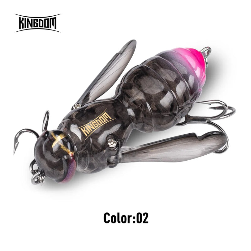 Kingdom Wasp Crawl Bait 4.2g 40mm 6.6g 48mm Floating | SAMAG