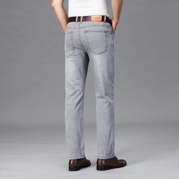 Summer Brand Business Casual Men's Straight Denim | SAMAG