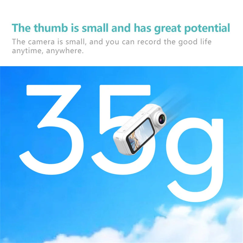 Mini 2.7K Thumb Action Camera 1080P Pocket Sport Cam 1.47 Inch 180 Angle WIFI Recorder Magnetic Attraction Bracket Camera