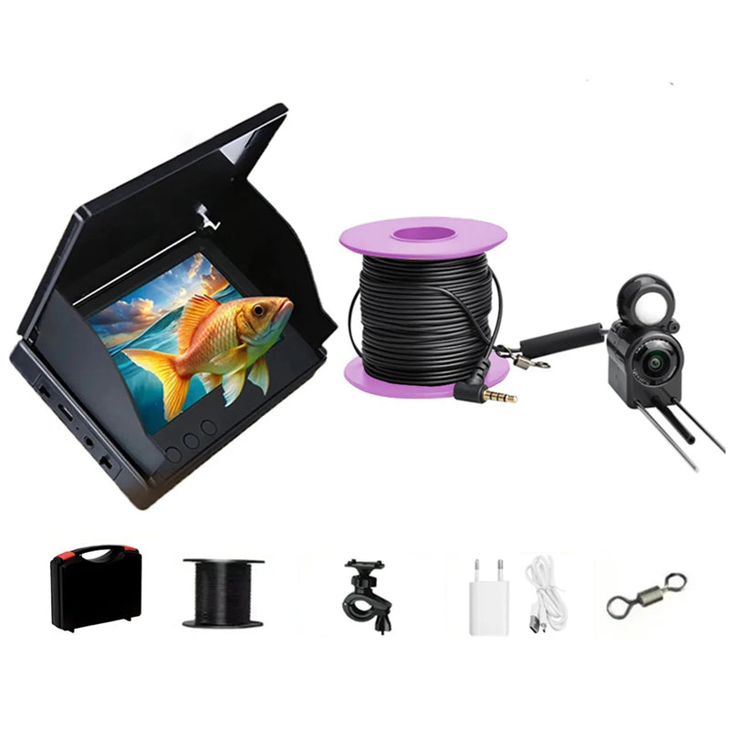 Underwater Fishing Camera 4.3 Inch IPS Monitor Ice Fish | SAMAG