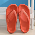 Rimocy Soft Sole EVA Women's Flip Flops 2025 Summer Beach Non-slip Cloud Slippers Women Thick Platform Clip Toe Bathroom Slides