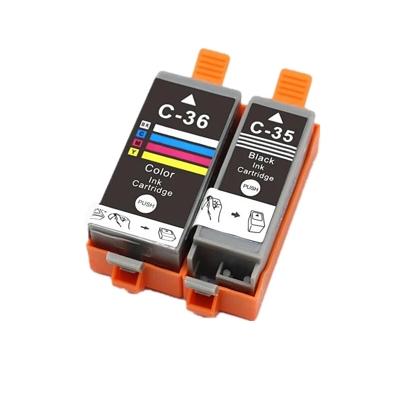Ink Cartridge PGI-35 PGI35 CLI-36 CLI36 Compatible PGI35 CLI36 for Canon PIXMA IP100 IP110 IP100B TR150 Printer