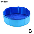 Foldable Cat Pool Toy Play Water Bath Tub for Dogs and Cats Summer Cool Pet Cleaning Basin with Turtle Starfish Octopus Design