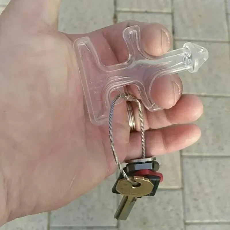 4pcs Portable Self Defense Stinger Drill Personal Keychain Protection Tactical Security Outdoor Tool Accessories for Men Women