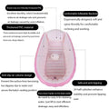 Inflatable Baby Bathtub with Air Pump Portable Foldable Kids Bath Tub Indoor Outdoor Travel Shower Basin for Newborn Toddler