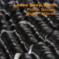 16 18 20 Inch Loose Deep Wave Bundles 100% Human Hair Unprocessed Weaving 15A Raw Virgin Hair Bundles Weave Extensions For Women