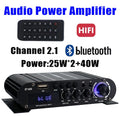 2.1-Channel Portable Hi-Fi Sound Amplifier ST-839 25W*2+40W BT 5.0 Stereo Power Amplifier Car Home Theater Amplifiers Household