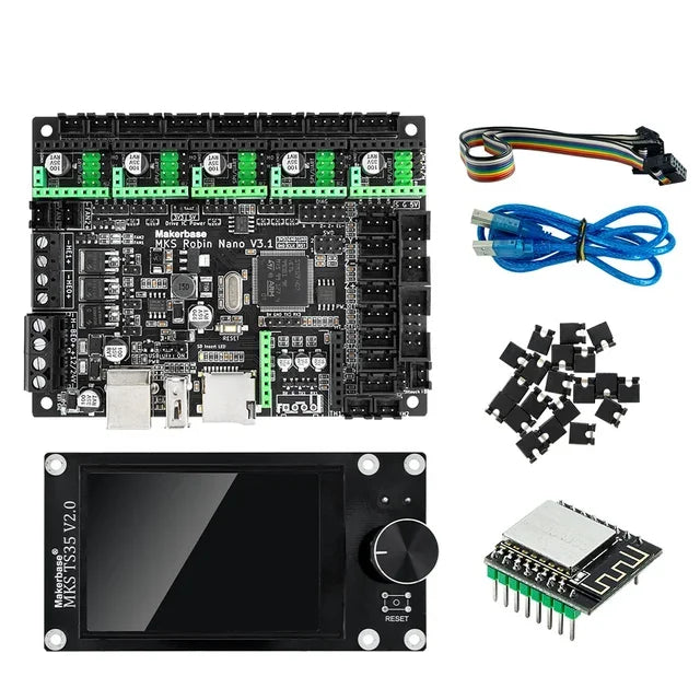 MKS Robin Nano V3.1 32bit 168MHz Controller Motherboard S35 Touch Screen Display WIFI Module Robin Board Fit UART3 Dual Z Axis