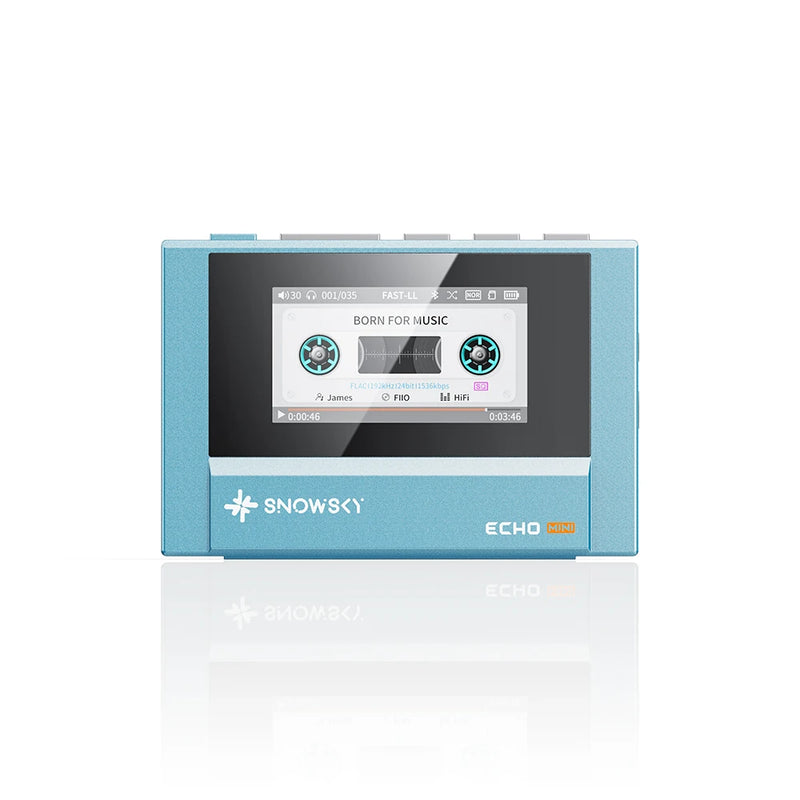 SnowSky/FiiO Echo Mini HiFi Bluetooth MP3 Pure Music Player, 15Hours Playback, 3.5mm/4.4mm Headphones Output
