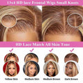 Highlight Wigs Colored Straight Lace Front Human Hair Wigs For Women Honey Blonde Straight 13x4 Hd Lace Frontal Wigs Human Hair