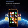 SOYES i17 Mini Smartphone 3.0" Display 2GB RAM 16GB ROM Dual SIM Standby Dual Camera Android 9.0 Multi Apps Support Small Phone
