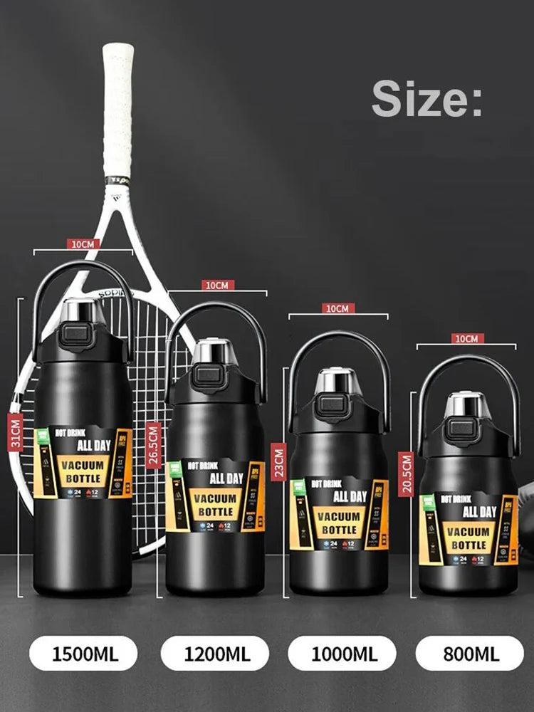 Portable Thermos with Straw 304 Stainless Steel Thermal - Visuel 2 | SAMAG