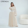 Luxury Dubai Abaya Kaftan for Women 2 Layer Modest | SAMAG