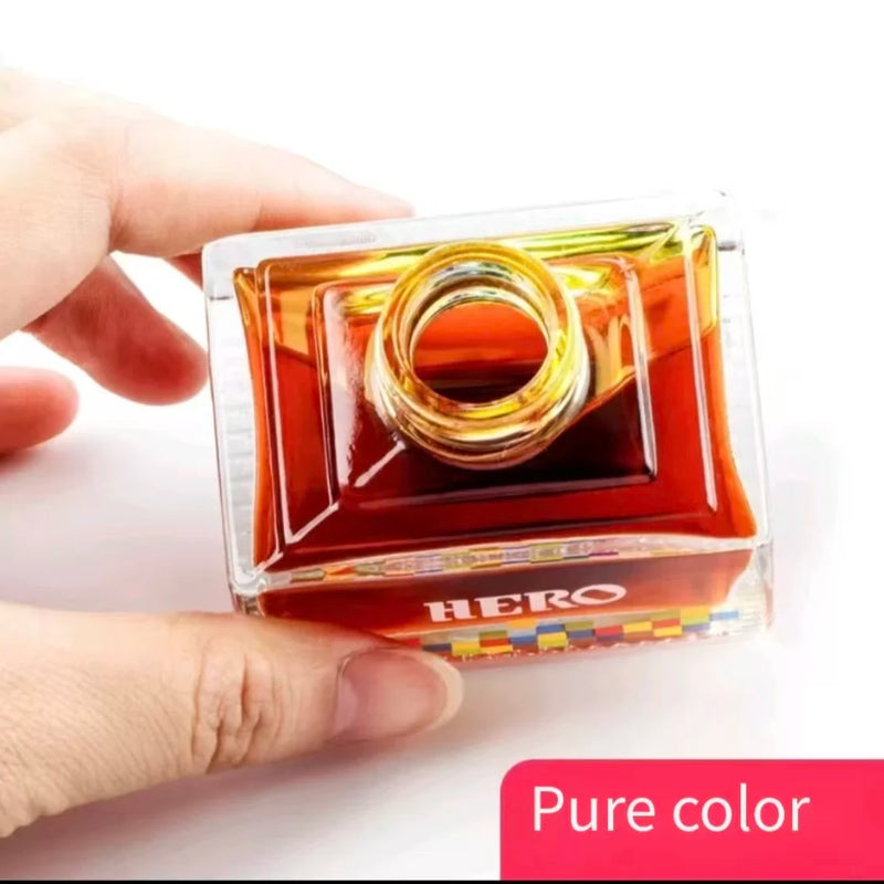 Hero 12 Colors Non-Carbon Ink 40ml Waterproof Quick Dry Fountain Pen Calligraphy Drawing Ink