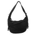 Trendy Women's Soft Cloth Shoulder Bag Solid Color Student Casual Style Big Handbags Crossbody Bags for Women Shoulder Hobos Bag