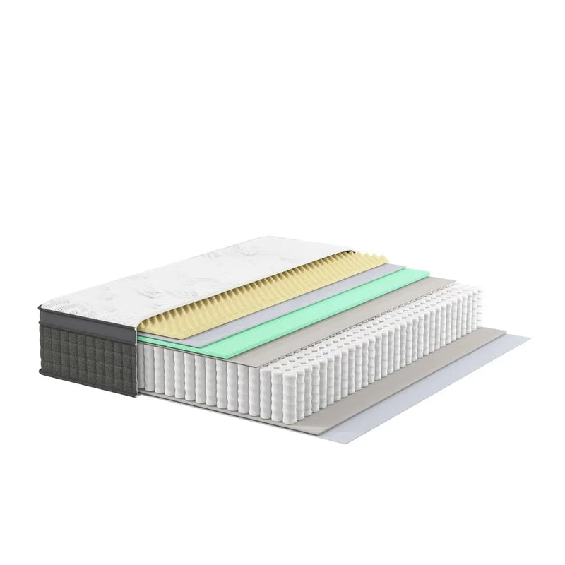 Queen Mattress, 12 Inch Hybrid Mattresses Memory Foam - View 6 | SAMAG