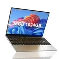 LENO 14.1"Laptop 16GB RAM 2TB SSD Windows 11 Intel N3700 Ultra Slim Notebook Gamer 1920*1080  Display Office Study Computer PC