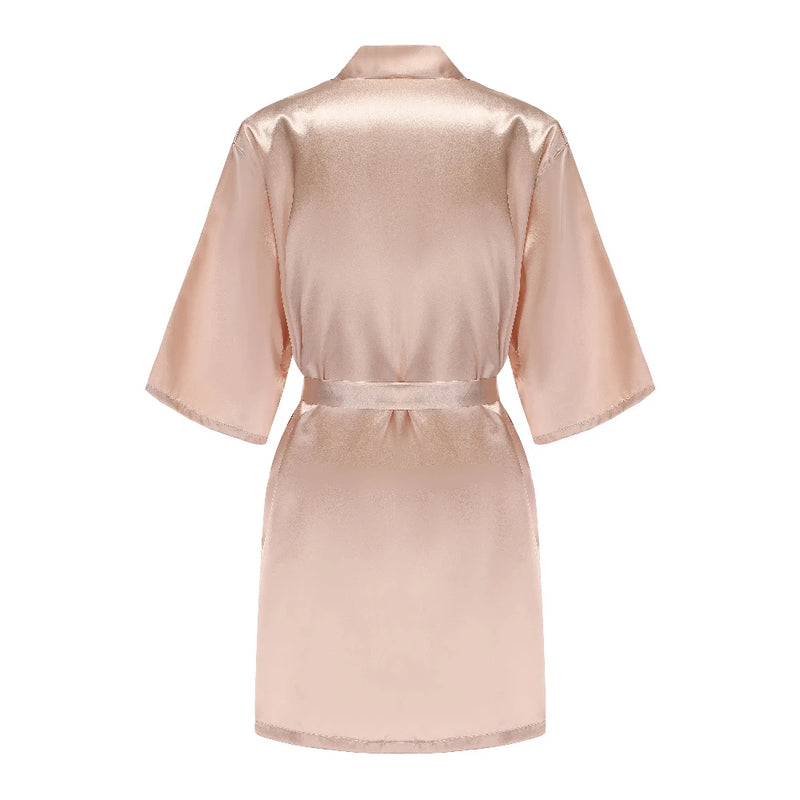 Champagne Women's Bride Bridesmaid Robes for Bridal Party | SAMAG