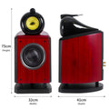 Latest  M3 Featured Third Generation Nautilus 3 Way 8-inch Hifi Bookshelf Monitoring Passive Box 30-150W 6ohms Home Cinema