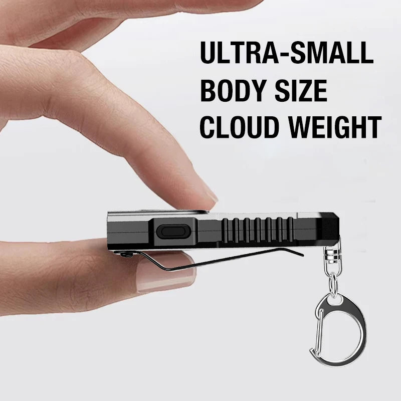 Portable Waist Hanging Keychain, Mini Flashlight - View 5 | SAMAG