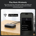 Arylic S10+ Wireless Music Streamer Bluetooth Audio Receiver 3.5mm Jack Aux for PC Multiroom PC Audio Jack Adapter