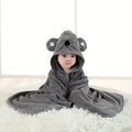 Children's Coral Fleece Bath Towel, Multi-Purpose Large Bath Towel, Newborn Baby Wrap, Beach Towel, Baby Hooded Bath Towel, Bath Towel for Older Children, Swimming, Soft Quick-Drying Towel, Suitable for Both Boys and Girls