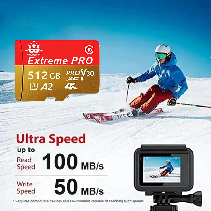 Sd Class 10 Original 32-64-128-256-512gb Memory for Smartphone Memory Card Reliable High Quality Premium High Speed Fast Durable