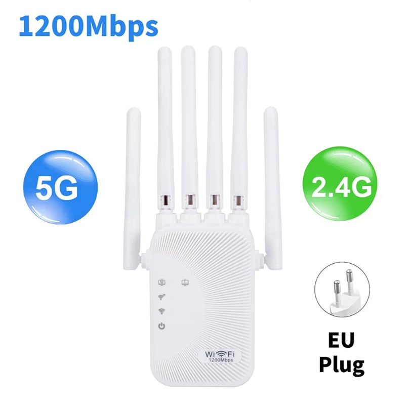 Dual Band Wifi AmplifierAC1200/AC300  2.4G/5G Repeater Network Expander Range Extender Wireless Router Signal Booster