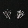 1 Pair Vintage Sweater Swirl Clip Cape Cloak Clips for Dress Retro Cardigan Clip Shawl Clasp Shirt Button Clip for Girl Women