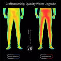Slimbelle Men's Long Johns Set Winter Thermo Underwear Set Compression Long Sleeve Top Soft Breathable Round Neck Underwear