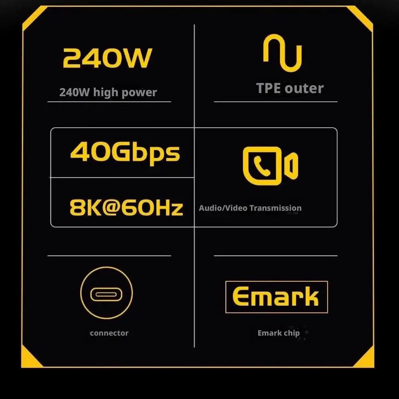 USB C Keychain,Thunderbolt 4 Short USB C Keychain Cable with 240W PD Fast Charging 40Gbps Data Transfer,8K@60Hz Durable Cable