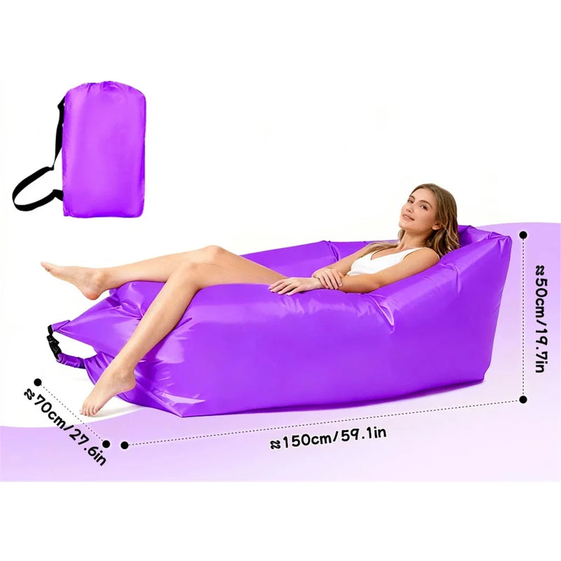 Portable Air Sofa Waterproof Fast Inflatable Lounger - View 14 | SAMAG