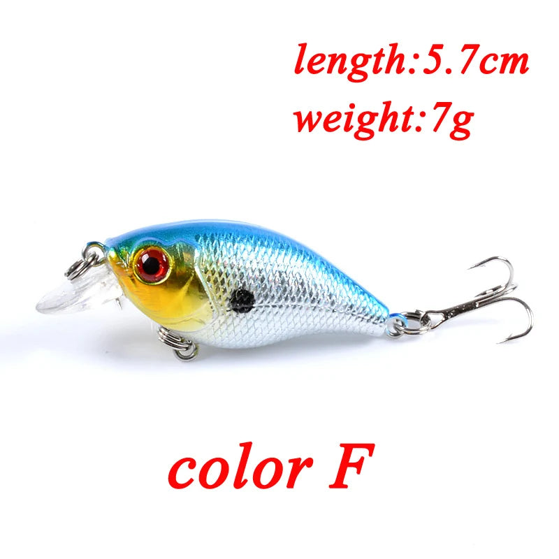 Wobblers Quality Crankbait Simulation Fishing Lure 5.7cm - View 9 | SAMAG