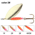 Spinner Lure Bait with Hooks Pesca Wobblers Metal Fishing - View 11 | SAMAG