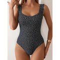 Printed Halter One Piece Swimsuit Women Tummy Control | SAMAG