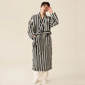 Thickened Flannel Robe Pants Pajamas Set Autumn Winter | SAMAG