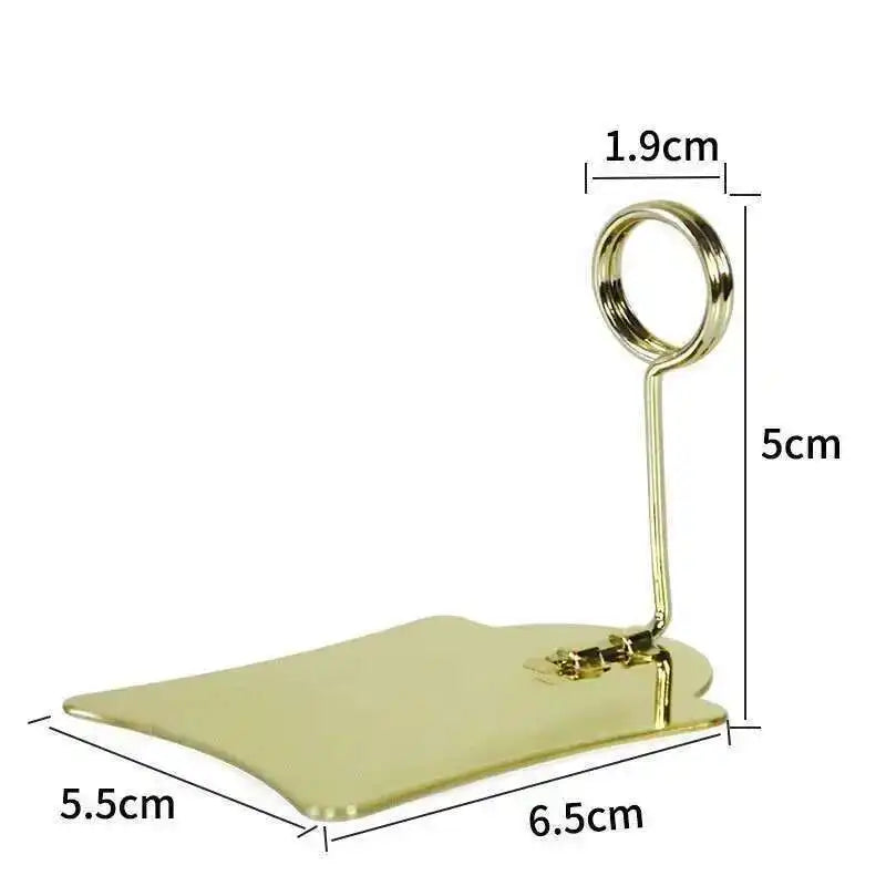 Metal Label Clip Bread Price Card Bakery Cake Shop Card Clip Display Standing | Loripos