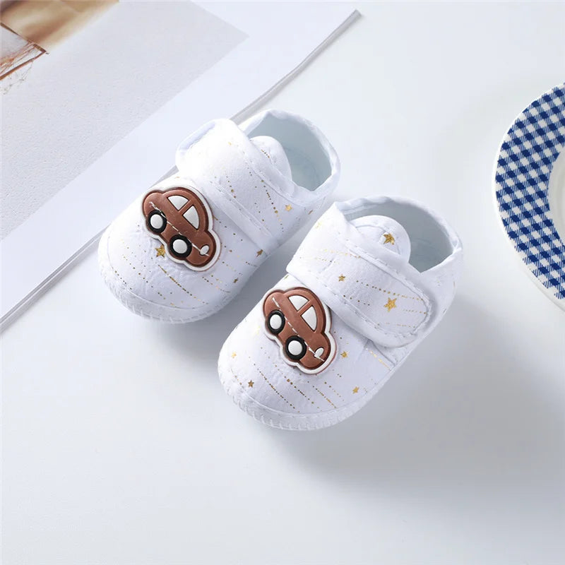 0 - 12Month Baby Girl Boy Shoes First Walkers Cotton Soft - View 4 | SAMAG