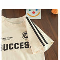 Summer Sporty Style Children Sets Letter Pattern | SAMAG